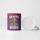 Personalized Afro-Haiti Football Ceramic Mug 2026 Nou Retounen Anko - African Pride