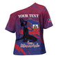 Personalized Afro-Haiti Football Cross Shoulder Shirt 2026 Nou Retounen Anko - African Pride