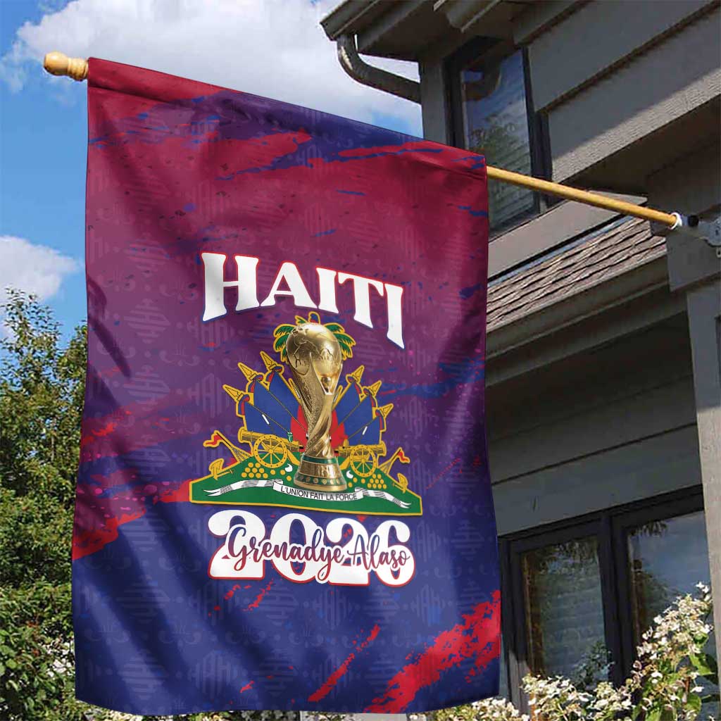 Afro-Haiti Football Garden Flag 2026 Nou Retounen Anko - African Pride