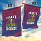 Afro-Haiti Football Garden Flag 2026 Nou Retounen Anko - African Pride
