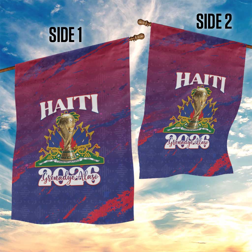 Afro-Haiti Football Garden Flag 2026 Nou Retounen Anko - African Pride