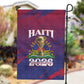Afro-Haiti Football Garden Flag 2026 Nou Retounen Anko - African Pride