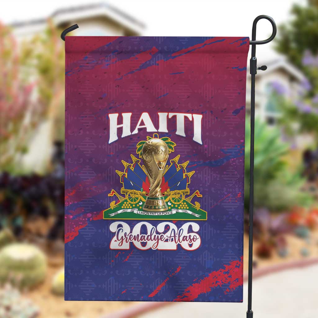 Afro-Haiti Football Garden Flag 2026 Nou Retounen Anko - African Pride
