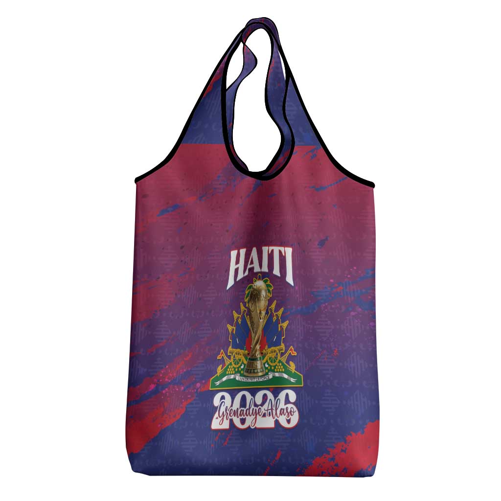 Afro-Haiti Football Grocery Bag 2026 Nou Retounen Anko - African Pride