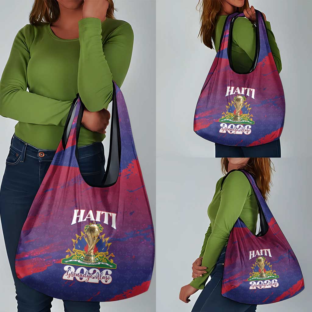 Afro-Haiti Football Grocery Bag 2026 Nou Retounen Anko - African Pride
