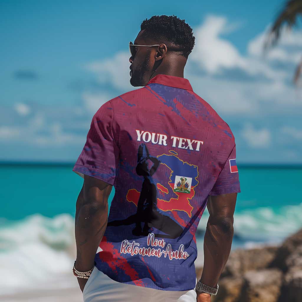 Personalized Afro-Haiti Football Hawaiian Shirt 2026 Nou Retounen Anko LT15