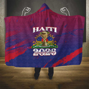 Afro-Haiti Football Hooded Blanket 2026 Nou Retounen Anko - African Pride