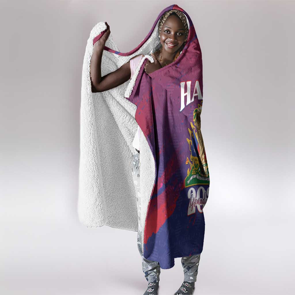 Afro-Haiti Football Hooded Blanket 2026 Nou Retounen Anko - African Pride