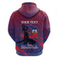 Personalized Afro-Haiti Football Hoodie 2026 Nou Retounen Anko - African Pride