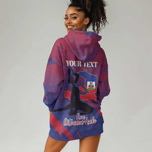 Personalized Afro-Haiti Football Hoodie Dress 2026 Nou Retounen Anko - African Pride