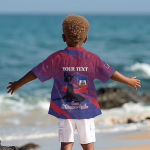 Personalized Afro-Haiti Football Kid Hawaiian Shirt 2026 Nou Retounen Anko LT15