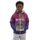 Personalized Afro-Haiti Football Kid Hoodie 2026 Nou Retounen Anko - African Pride