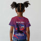 Personalized Afro-Haiti Football Kid T shirt 2026 Nou Retounen Anko LT15