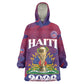 Personalized Afro-Haiti Football Kid Wearable Blanket Hoodie 2026 Nou Retounen Anko - African Pride