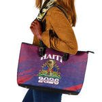 Afro-Haiti Football Leather Tote Bag 2026 Nou Retounen Anko - African Pride