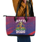 Afro-Haiti Football Leather Tote Bag 2026 Nou Retounen Anko - African Pride