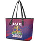 Afro-Haiti Football Leather Tote Bag 2026 Nou Retounen Anko - African Pride