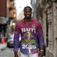 Personalized Afro-Haiti Football Long Sleeve Button Shirt 2026 Nou Retounen Anko - African Pride