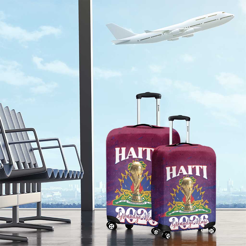Afro-Haiti Football Luggage Cover 2026 Nou Retounen Anko - African Pride