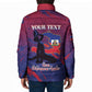 Personalized Afro-Haiti Football Padded Jacket 2026 Nou Retounen Anko - African Pride