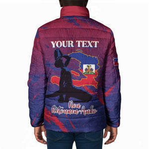 Personalized Afro-Haiti Football Padded Jacket 2026 Nou Retounen Anko - African Pride