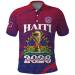Personalized Afro-Haiti Football Polo Shirt 2026 Nou Retounen Anko LT15