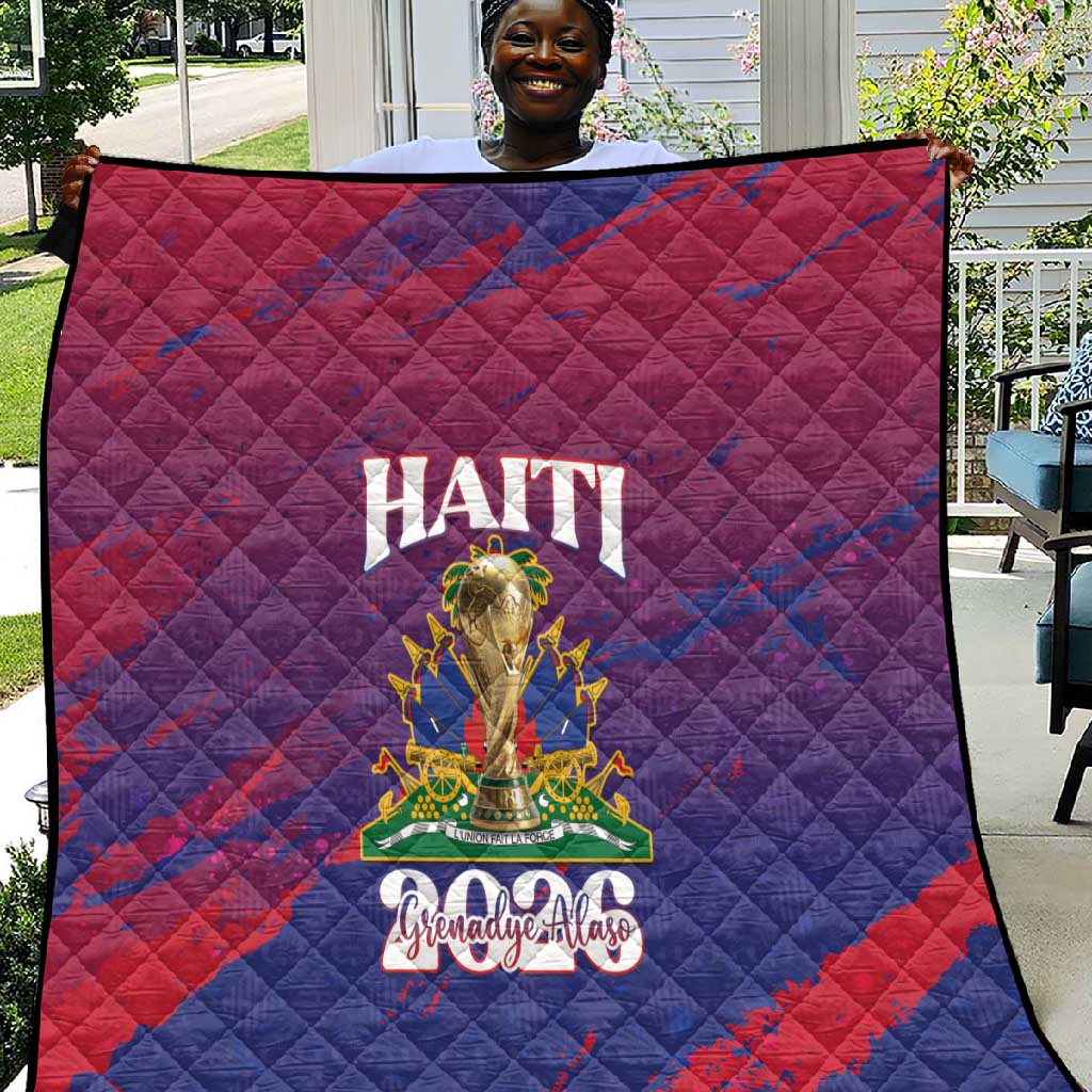 Afro-Haiti Football Quilt 2026 Nou Retounen Anko - African Pride