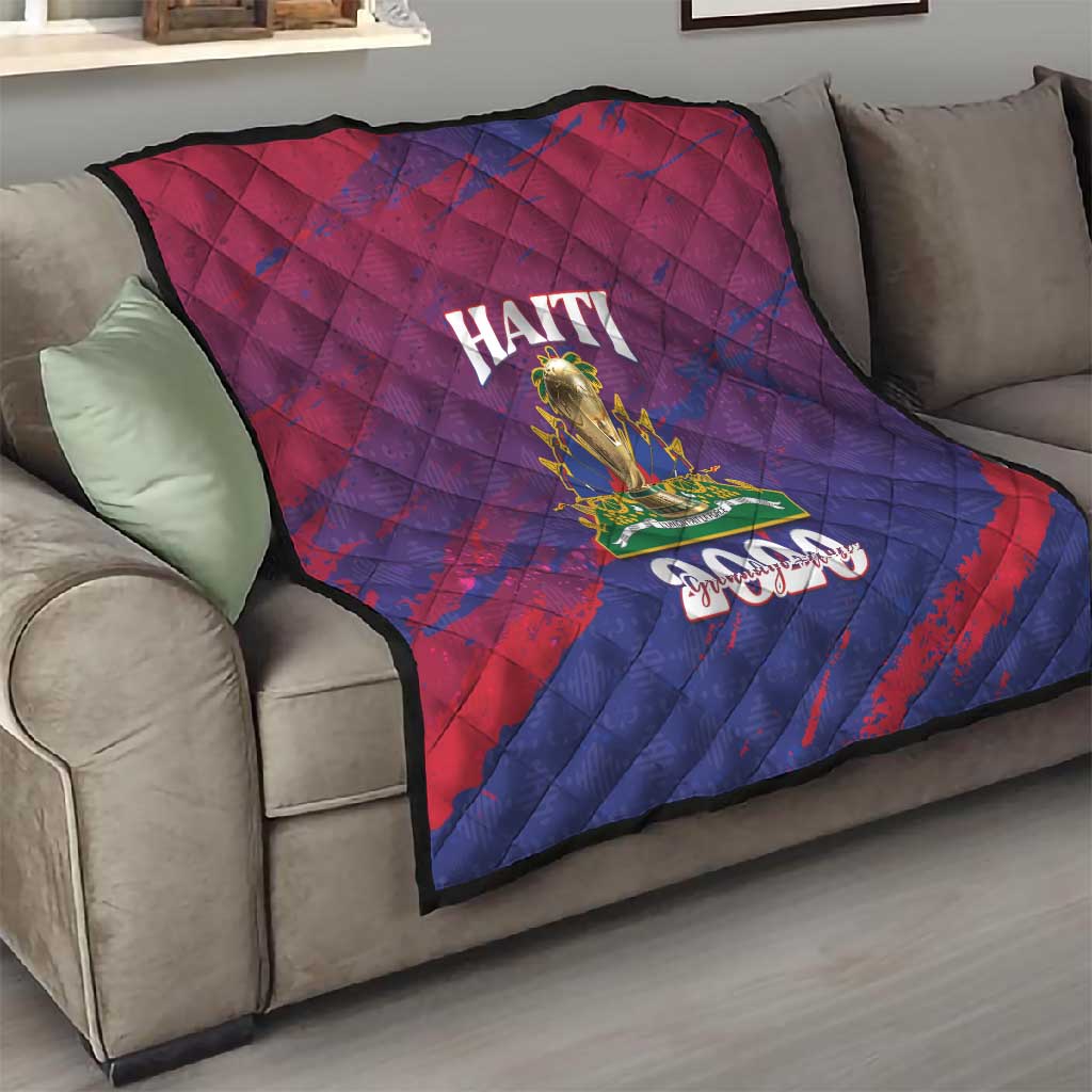 Afro-Haiti Football Quilt 2026 Nou Retounen Anko - African Pride