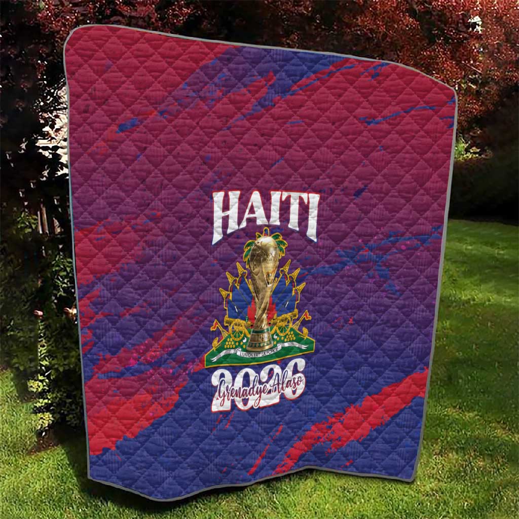 Afro-Haiti Football Quilt 2026 Nou Retounen Anko - African Pride