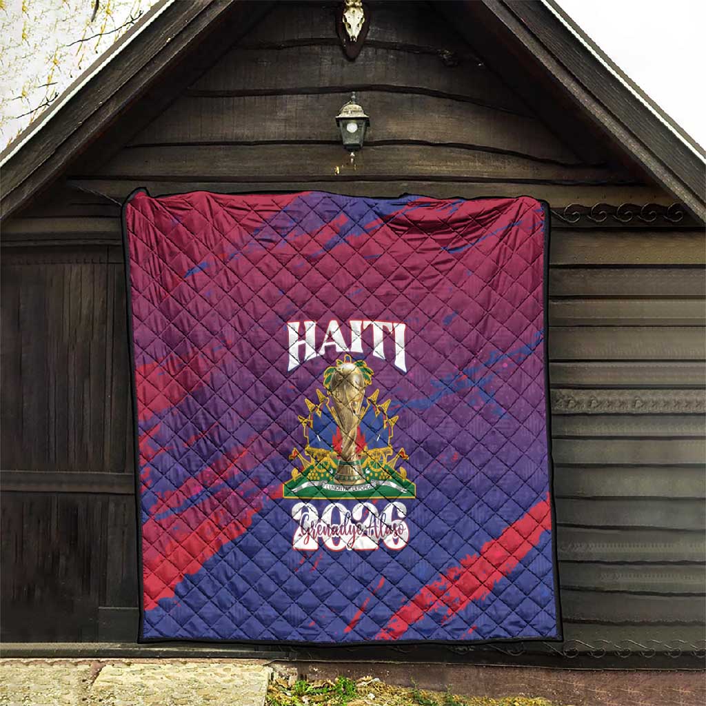 Afro-Haiti Football Quilt 2026 Nou Retounen Anko - African Pride
