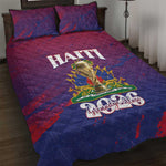 Afro-Haiti Football Quilt Bed Set 2026 Nou Retounen Anko - African Pride