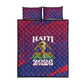 Afro-Haiti Football Quilt Bed Set 2026 Nou Retounen Anko - African Pride