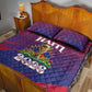 Afro-Haiti Football Quilt Bed Set 2026 Nou Retounen Anko - African Pride
