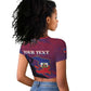Personalized Afro-Haiti Football Raglan Cropped T shirt 2026 Nou Retounen Anko LT15
