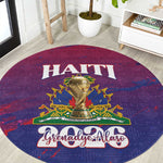 Afro-Haiti Football Round Carpet 2026 Nou Retounen Anko - African Pride