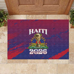 Afro-Haiti Football Rubber Doormat 2026 Nou Retounen Anko - African Pride