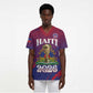 Personalized Afro-Haiti Football Scrub Top 2026 Nou Retounen Anko - African Pride