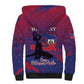 Personalized Afro-Haiti Football Sherpa Hoodie 2026 Nou Retounen Anko - African Pride