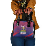 Afro-Haiti Football Shoulder Handbag 2026 Nou Retounen Anko - African Pride