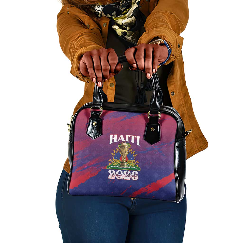 Afro-Haiti Football Shoulder Handbag 2026 Nou Retounen Anko - African Pride