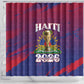 Afro-Haiti Football Shower Curtain 2026 Nou Retounen Anko - African Pride