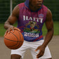 Personalized Afro-Haiti Football Sleeveless Hoodie 2026 Nou Retounen Anko - African Pride