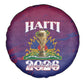 Afro-Haiti Football Spare Tire Cover 2026 Nou Retounen Anko - African Pride