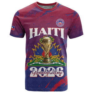 Personalized Afro-Haiti Football T shirt 2026 Nou Retounen Anko - African Pride