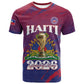Personalized Afro-Haiti Football T shirt 2026 Nou Retounen Anko LT15
