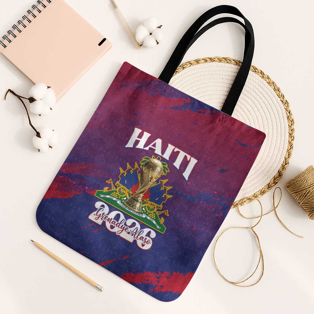 Afro-Haiti Football Tote Bag 2026 Nou Retounen Anko - African Pride