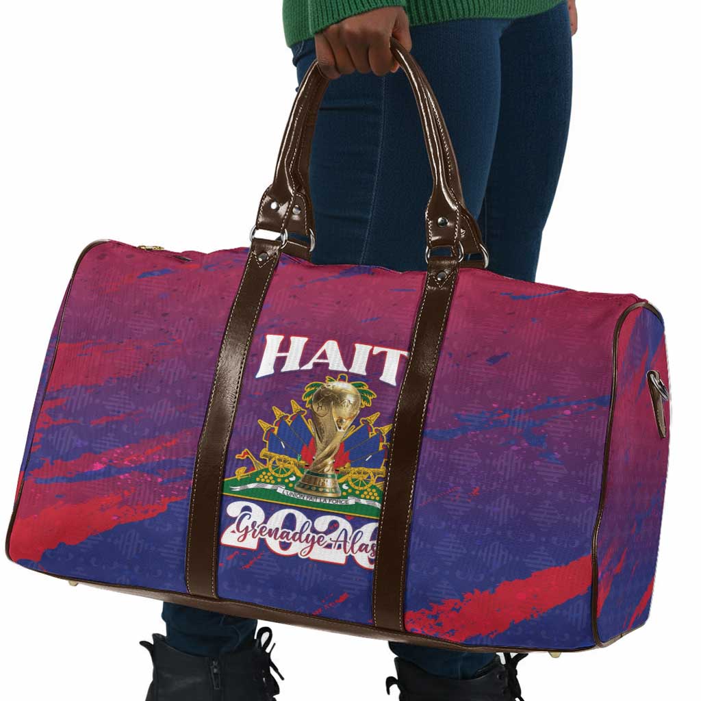 Afro-Haiti Football Travel Bag 2026 Nou Retounen Anko - African Pride