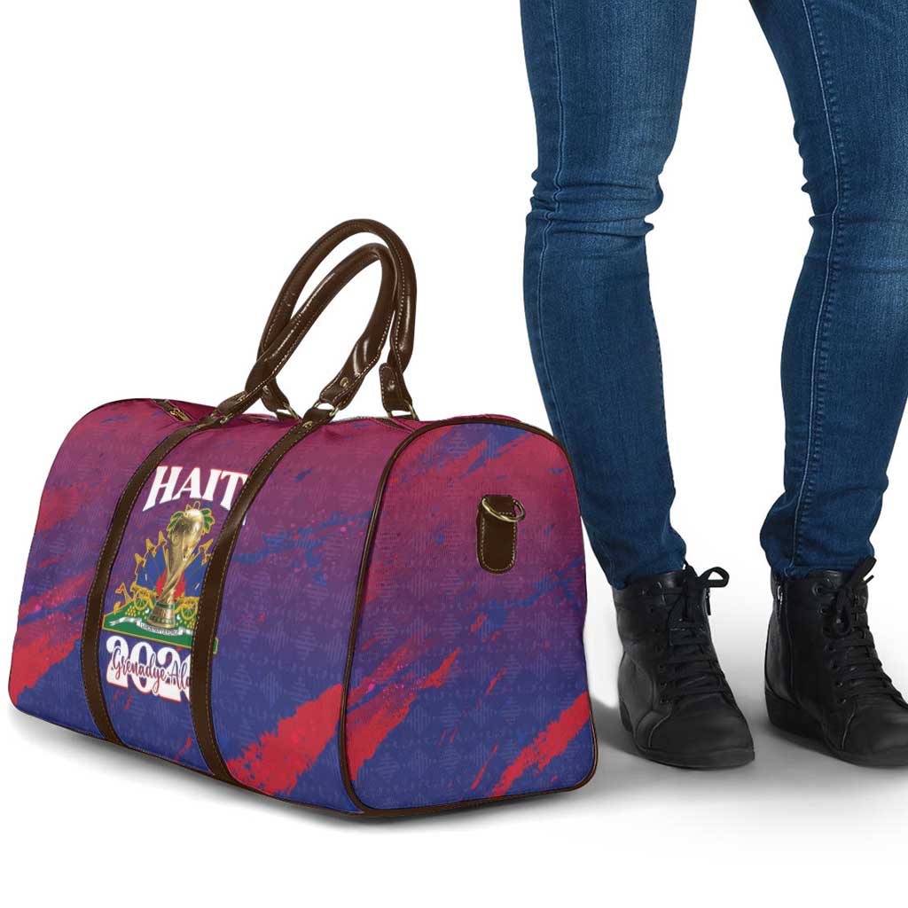 Afro-Haiti Football Travel Bag 2026 Nou Retounen Anko - African Pride