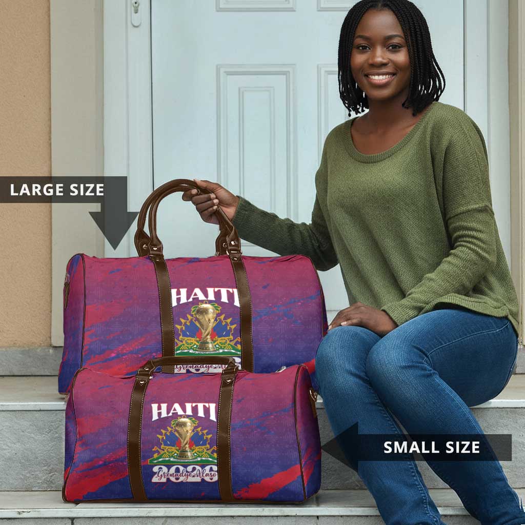 Afro-Haiti Football Travel Bag 2026 Nou Retounen Anko - African Pride
