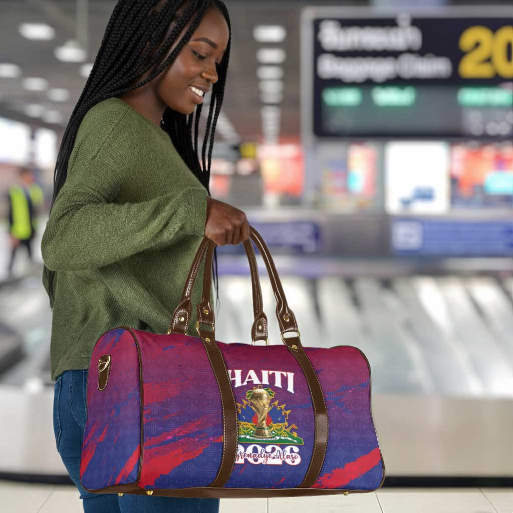 Afro-Haiti Football Travel Bag 2026 Nou Retounen Anko - African Pride